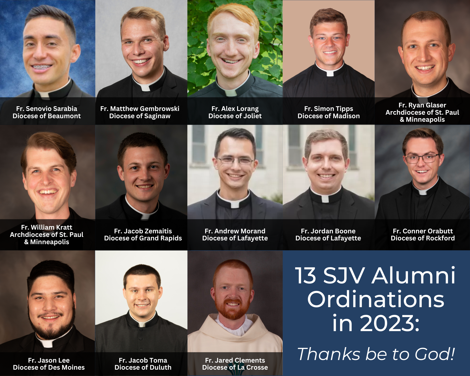 13 SJV Alumni Ordained Priests in 2023 Saint John Vianney